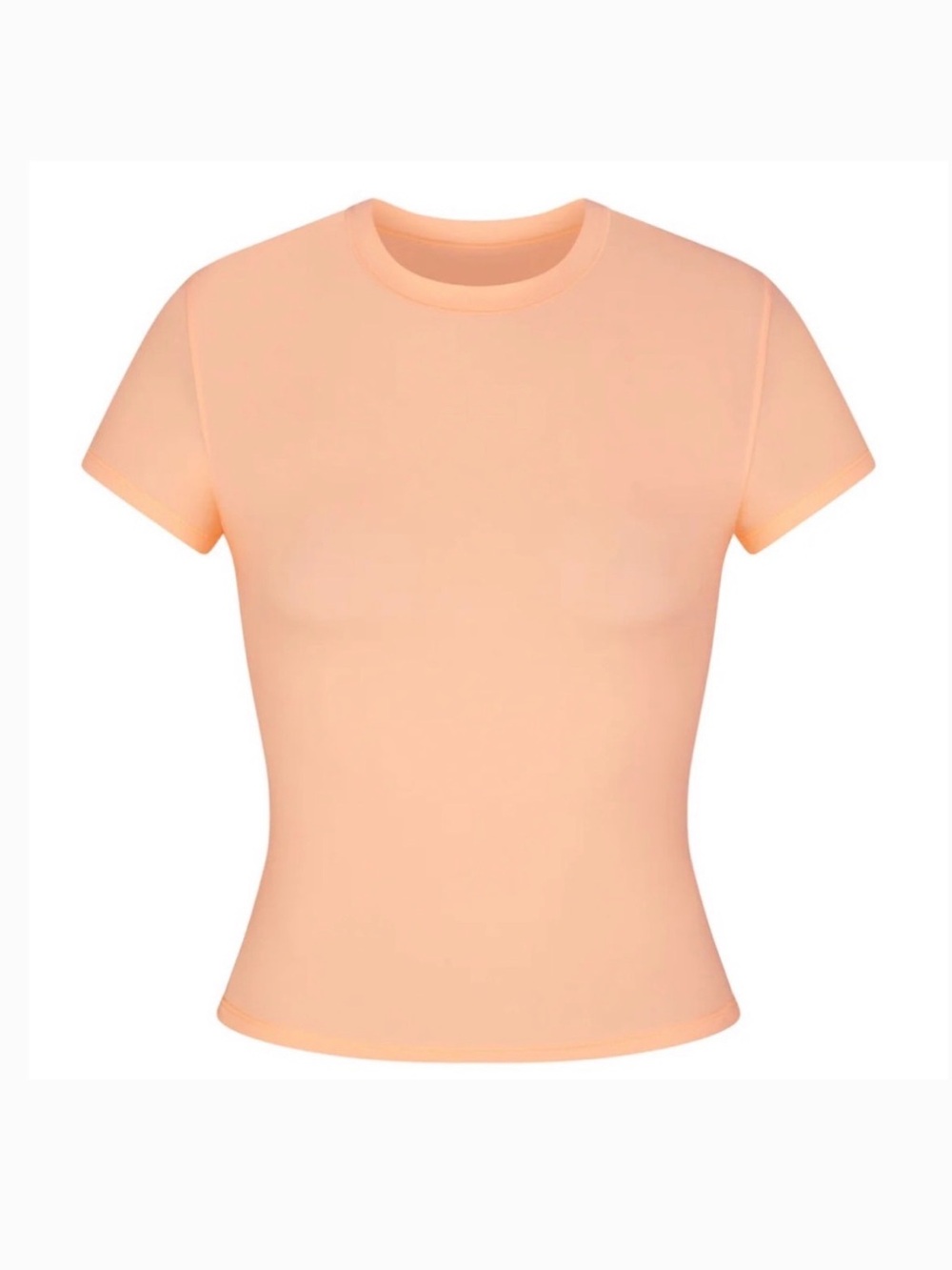 SKIMS Fits Everybody T Shirt in Faded Peach Nectar